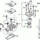 BF9.9DK0 SHA Водяная помпа и вертикальный вал (S,L)
