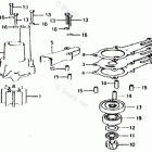BF100D SA Water Pump + Vertical Shaft