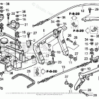 BF225AK1 XXCA Front Cover Bracket + Front Lock Shaft