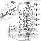 BF150AK2 XCS Crankshaft Piston