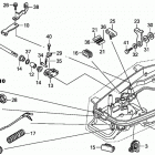 BF5A6 LA Shift Shaft + Cover Lock Lever