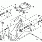 BFP9.9DK0 LHTA Кронштейн крепления транца