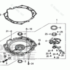 BF225D XDA Oil Pump + Flywheel