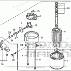 BF40DK4 LHA STARTER MOTOR