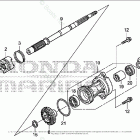 BFP8DK3 LHTA Propeller Shaft + Propeller