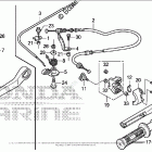 BF2DK0 LCHA Handlebar + Throttle Cable