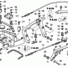 BF200AK0 LA Front Cover Bracket + Front Lock Shaft