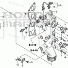 BF150AK2 XCS EXHAUST MANIFOLD