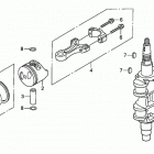 BF9.9DK0 SHA Коленчатый вал и поршни