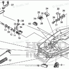 BF5AK3 SA Shift Shaft + Cover Lock Lever
