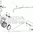 BF90DK5 XRTA SILENCER CASE + THROTTLE BODY