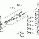 BF115AK0 LA Коленчатый вал и поршни