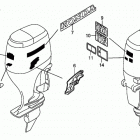 BF115AK0 LA Наклейки предупреждения