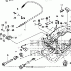 BF6AH SHNA Shift Shaft + Cover Lock Lever