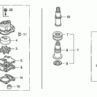BF50AK0 LRTA Комплекты крыльчатки водяного насоса (опция)