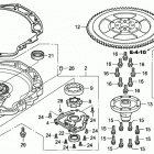 BF150AK0 LA Oil Pump + Flywheel