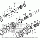 BF250A XCA Propeller Shaft (Counter Rotation)