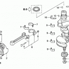 BF50AK0 LRTA Коленчатый вал и поршни