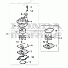 BF225D XDA WATER PUMP IMPELLER SET