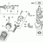BF200AK0 LA Коленчатый вал и поршни