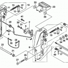 BF25D6 SRTA Кронштейн крепления транца