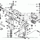 BF115DK1 LA Stern Bracket + Swivel Case