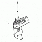 BF8D6 SHA Картер коробки передач в сборе (нога)