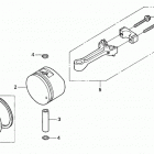 BF2D6 SHA Piston + Connecting Rod