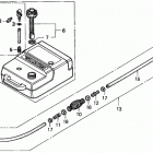 BF115A4 XCA Топливный бак + топливной трубки