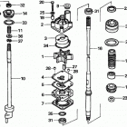 BF115A4 XCA Водяная помпа + Вертикальный вал