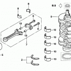 BF115A4 XCA Коленчатый вал и поршни