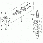 BF8D6 SHA Коленчатый вал и поршни