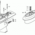 BF90A5 XRTA Картер коробки передач в сборе (нога)