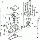 BFP9.9D5 XHTA Water Pump + Vertical Shaft (ul Size)