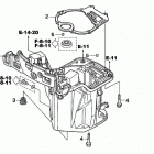 BF20D6 SHA Масняный кожух+прокладка поддона