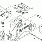 BF15D6 LHTA Кронштейн крепления транца
