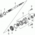 BF8D6 SHA Вал гребного винта  /  гребной винт