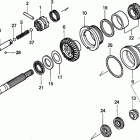 BF115A4 XCA Propeller Shaft (counter Rotation)