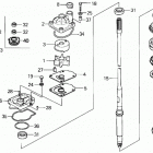 BF200A5 LA Водяная помпа + Вертикальный вал