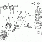BF200A5 LA Коленчатый вал и поршни