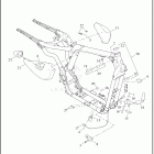 XL883N 4LE2 IRON 883 (2022) FRAME AND JIFFY STAND