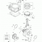 Quest 650 Коленчатый вал и цилиндр