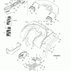 Quest 650 Кузовные детали задние вид