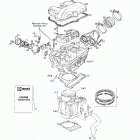 DS 650 Цилиндр,головка цилиндров