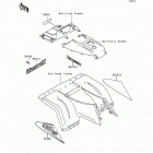 Bayou 400 4X4 (KLF400-B6) Decals(green)(klf400-b6)