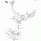 Prairie 400 (KVF400-B1) Педаль тормоза