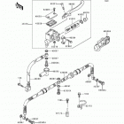 Prairie 400 (KVF400-B1) Главный тормозной цилиндр,передний