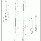FXFBS 1YLK FAT BOB 114 (2022) FORK, FRONT - FXFBS, FXLRS, FXLRST, FXRST
