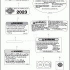 FXST 1BVJ SOFTAIL STANDARD (2023) Лейбл предостережения