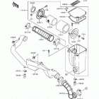 Prairie 400 (KVF400-B1) Воздухозаборник